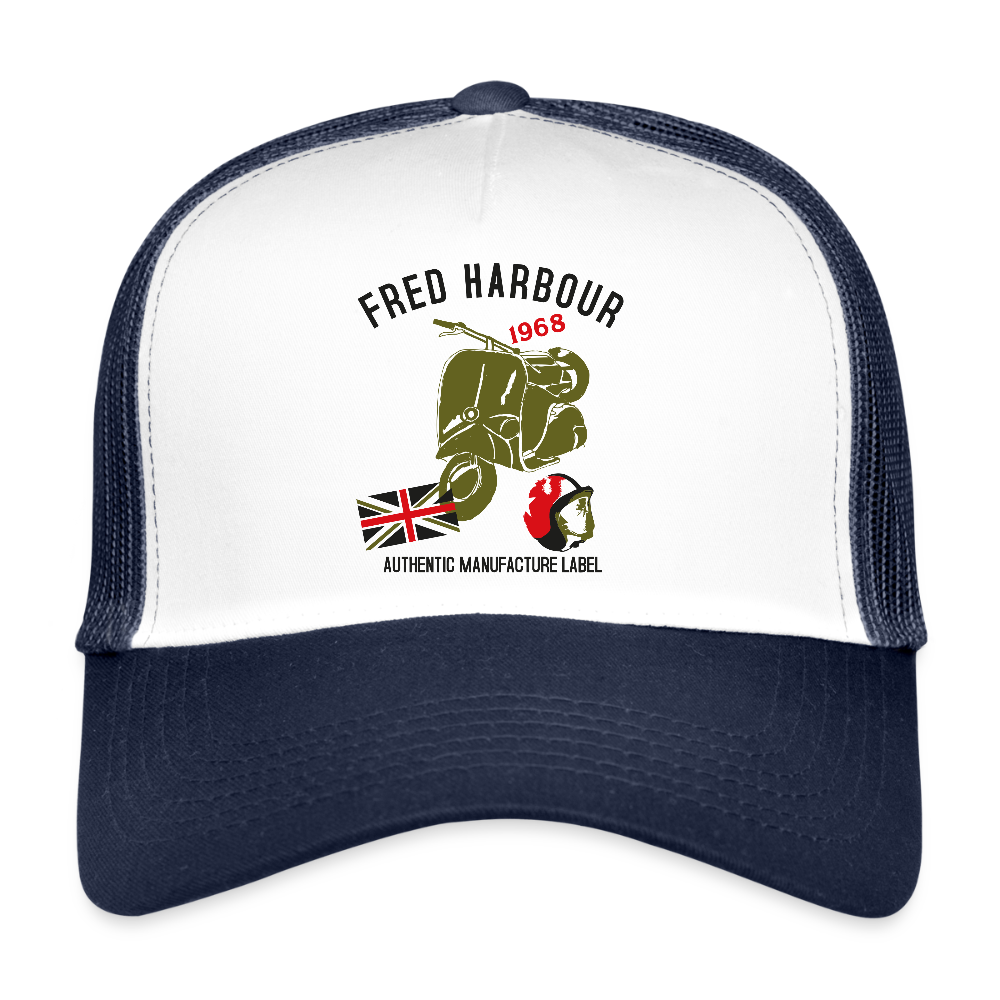 Scooter II Bascap - Weiß/Navy